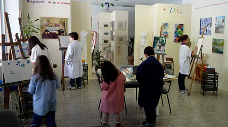 Talleres de pintura para niños en Valladolid